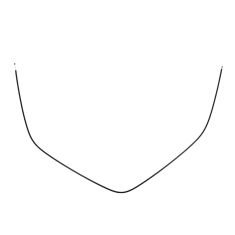 98-04 Volvo C70; 98-00 S70, V70 Hood Release Cable (w/o Handle)