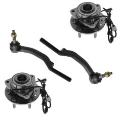 03-06 Chevy Truck Front Hub & Bearing Assy with Outer Tie Rods