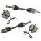 97-05 GM Mid Size SUV; 97-04 Mid Size PU w/ZR2 Front Hub Assy w/CV Axle Kit (Set of 4)