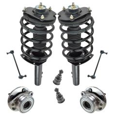 96-07 Ford Taurus, 96-05 Mercury Sable (w/o Elect Susp) Frt Strut w/Bjoint, Hub & Sw Bar Kit