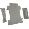 86-91 Isuzu Trooper Cargo Area Carpet 857 Medium Gray