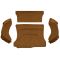 70-71 American Motors Gremlin Cargo Area Carpet 10 Dark Brown