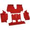 90-93 Chevrolet Corvette Cargo Area Carpet 9933 Ruby Red