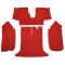 94-96 Chevrolet Corvette Cargo Area Carpet 8801 Flame Red