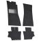 74 Nissan 260Z Passenger Area Carpet 01 Black