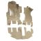 97-06 Jeep Wrangler Passenger Area Carpet 7103 Agate