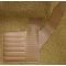 68-68 Chevrolet Corvette Passenger Area Carpet 10 Dark Brown