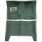 67-69 Plymouth Barracuda Passenger Area Carpet 30 Dark Olive Green