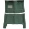 67-69 Plymouth Barracuda Passenger Area Carpet 14 Moss Green