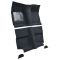 64-64 Ford Mustang Passenger Area Carpet 01 Black