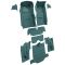 67 Chevrolet Corvette Complete Carpet 15 Teal