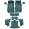 67 Chevrolet Corvette Complete Carpet 15 Teal