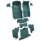 67 Chevrolet Corvette Complete Carpet 15 Teal