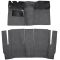 57 Ford Fairlane Complete Carpet 01 Black