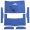 63-65 Mercury Comet Complete Carpet 18 Silver
