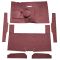 60-65 Ford Falcon Complete Carpet 13 Maroon