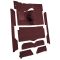 63-65 Mercury Comet Complete Carpet 13 Maroon