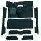 63-65 Ford Falcon Complete Carpet 05 Aqua