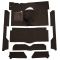 63-65 Ford Falcon Complete Carpet 10 Dark Brown