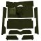 63-65 Ford Falcon Complete Carpet 14 Moss Green