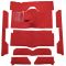 63-65 Ford Falcon Complete Carpet 10 Dark Brown
