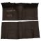 63-64 Mercury Monterey Complete Carpet 10 Dark Brown