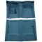 60-65 Ford Falcon Complete Carpet 06 Ford Blue
