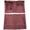 60-65 Ford Falcon Complete Carpet 13 Maroon