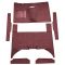 60-65 Ford Falcon Complete Carpet 13 Maroon