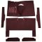 60-65 Ford Falcon Complete Carpet 13 Maroon
