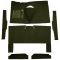 60-65 Ford Falcon Complete Carpet 14 Moss Green
