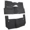 57 Chevrolet Bel Air Complete Carpet 01 Black