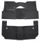 57 Chevrolet Bel Air Complete Carpet 01 Black