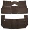 57 Chevrolet Bel Air Complete Carpet 10 Dark Brown