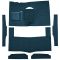 63-65 Mercury Comet Complete Carpet 06 Ford Blue