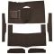 63-65 Mercury Comet Complete Carpet 10 Dark Brown