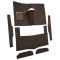 63-65 Mercury Comet Complete Carpet 10 Dark Brown
