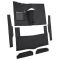 63-65 Ford Falcon Complete Carpet 01 Black