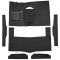 63-65 Ford Falcon Complete Carpet 01 Black