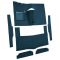 63-65 Ford Falcon Complete Carpet 06 Ford Blue