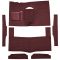 63-65 Ford Falcon Complete Carpet 13 Maroon