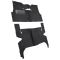 56 Chevrolet Bel Air Complete Carpet 01 Black