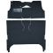 55 Chevrolet Bel Air Complete Carpet 07 Dark Blue