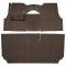 55 Chevrolet Bel Air Complete Carpet 10 Dark Brown