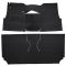 57 Chevrolet Bel Air Complete Carpet 01 Black