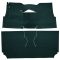57 Chevrolet Bel Air Complete Carpet 05 Aqua