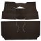 57 Chevrolet Bel Air Complete Carpet 10 Dark Brown