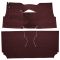 57 Chevrolet Bel Air Complete Carpet 13 Maroon