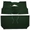 57 Chevrolet Bel Air Complete Carpet 38 Light Green