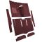 63-65 Mercury Comet Complete Carpet 13 Maroon